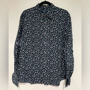 Perry Ellis blue dress shirt